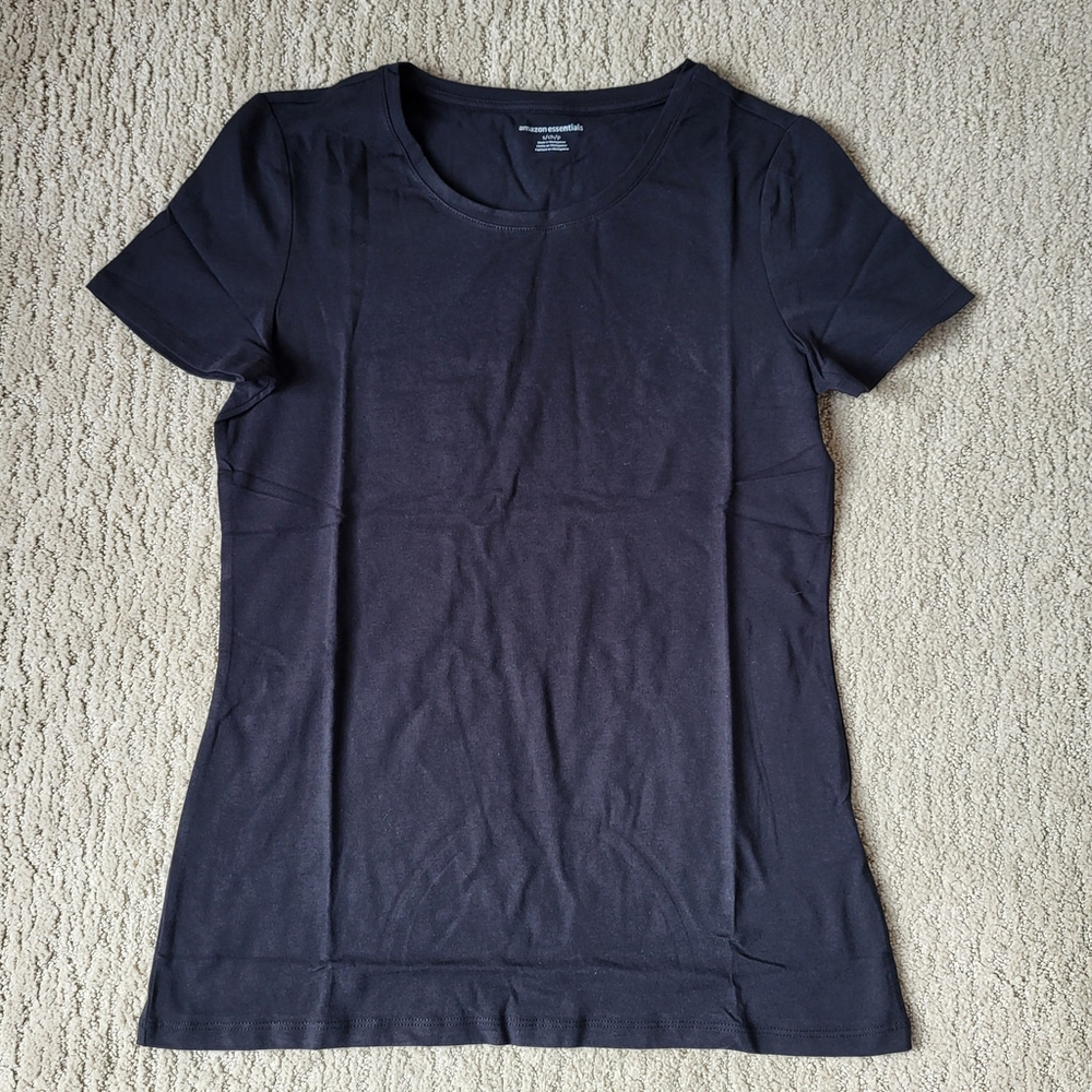 Women’s 2-Pack Short Sleeve Crewneck T-Shirts – Black & White – Size S – NWOT - Picture 3 of 8